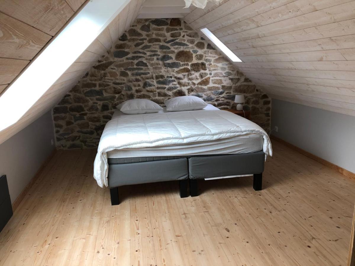 Charmante Petite Maison Rostiviec Bord De Mer Loperhet ภายนอก รูปภาพ